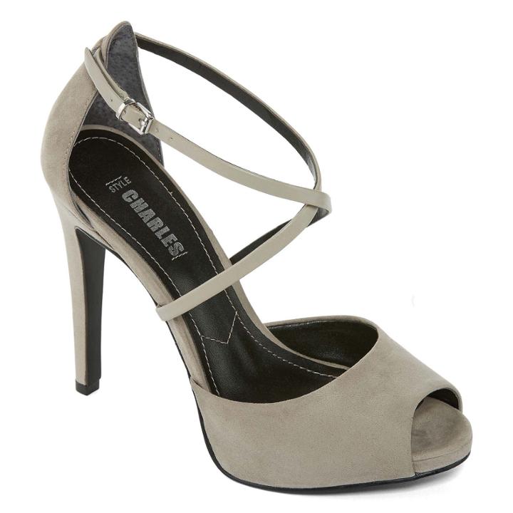 Style Charles Fatima Peep-toe Pumps