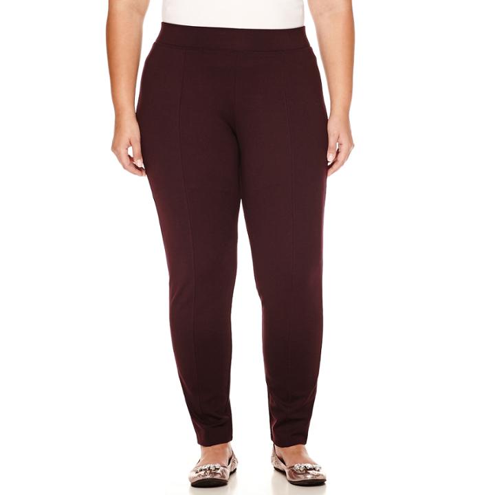 Stylus&trade; Ponte Leggings - Plus
