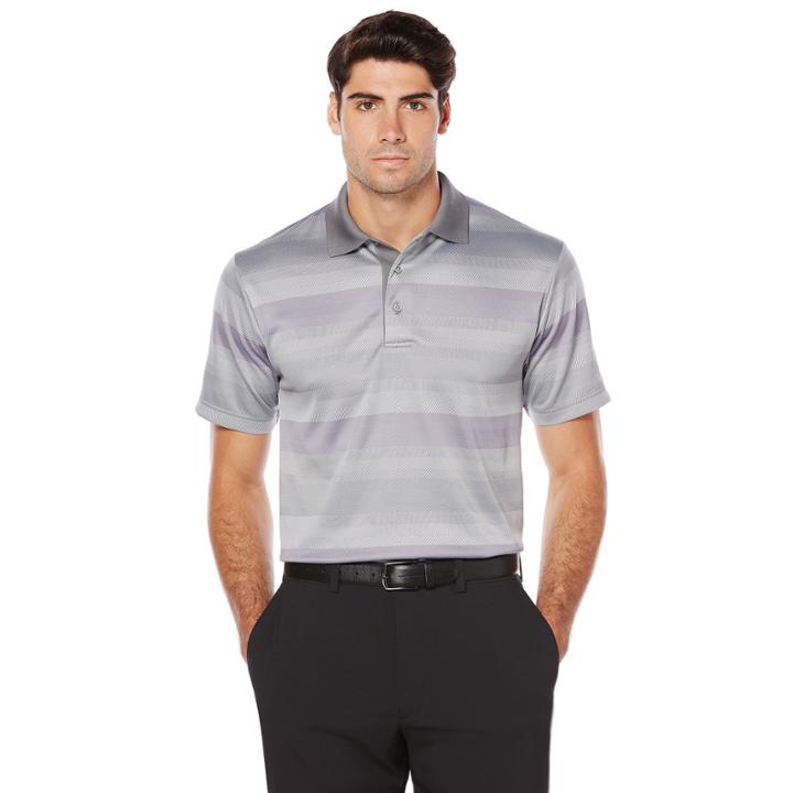 Pga Tour Short Sleeve Solid Doubleknit Polo Shirt