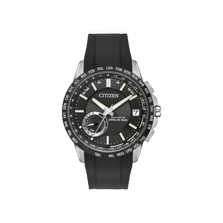 Citizen Eco-drive Satellite Wave-world Time Gps Mens Watch Cc3005-00e