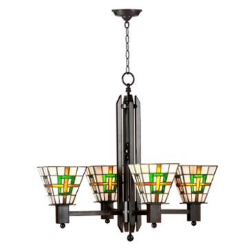 Dale Tiffany&trade; Brune Mission 4-light Hanging Fixture