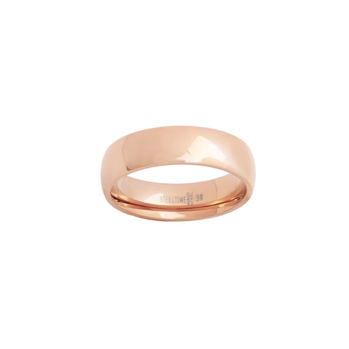 Mens 18k Gold Stainless Steel Band