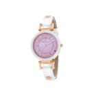 Christian Van Sant Petite Womens White Ceramic Strap Watch