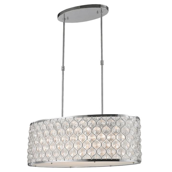 Paris Collection 12 Light Chrome Finish With Clearcrystal Pendant L32 W16 H11
