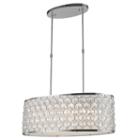 Paris Collection 12 Light Chrome Finish With Clearcrystal Pendant L32 W16 H11