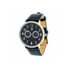 Brooklyn Exchange Mens Blue Strap Watch-nwl400106g-gr