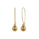 Liz Claiborne Gold-tone Ball Drop Earrings