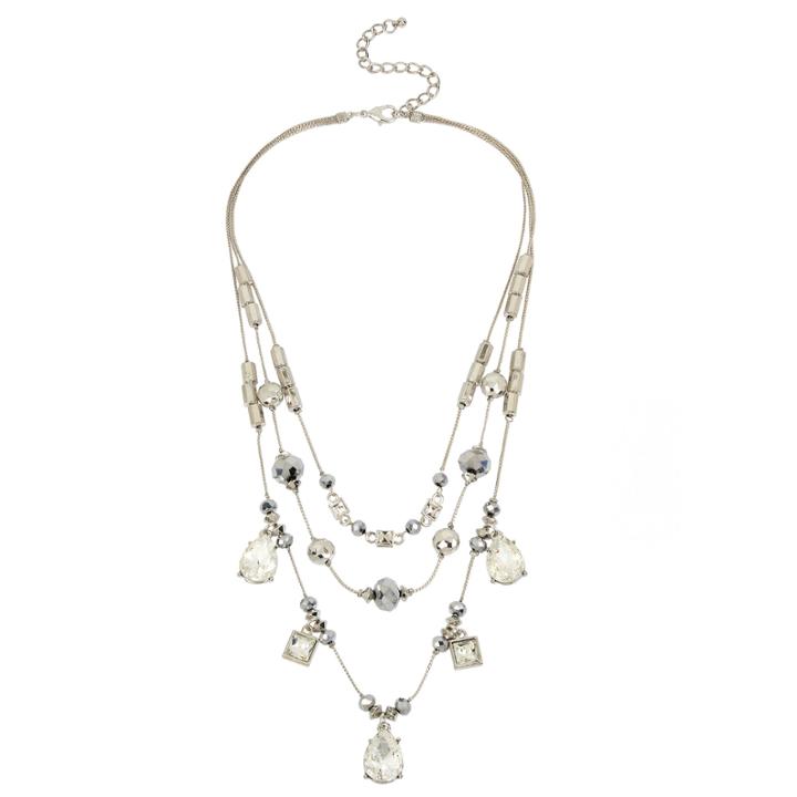 Bleu Nyc Womens Illusion Necklace