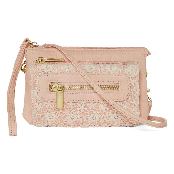 Arizona Triple Zip Crochet Crossbody Bag