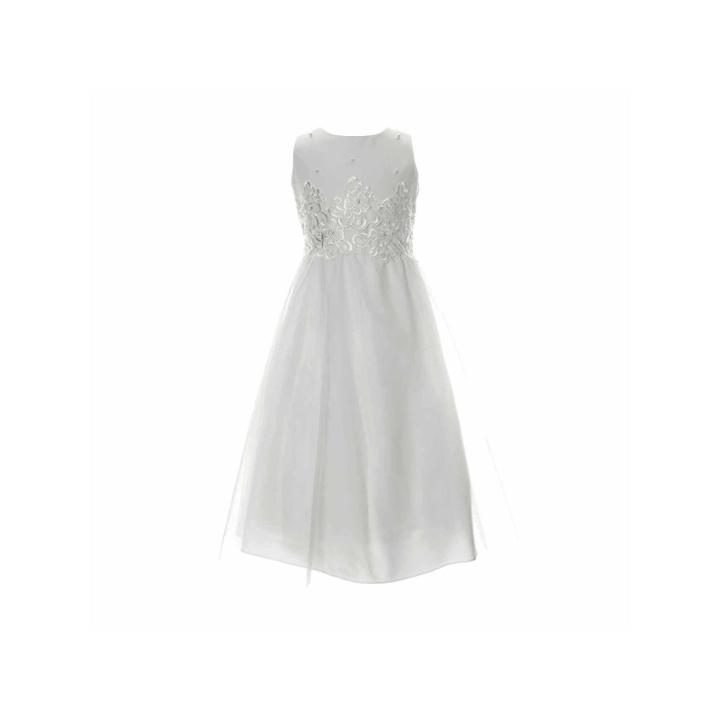 Keepsake Sleeveless Satin Lace Bodice Plus