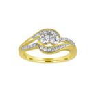 Two Forever C.t. Tw. Diamond 10k Yellow Gold Ring