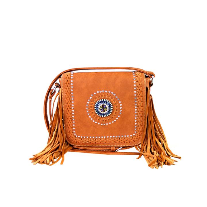 Montana West Sophia Fringed Flap Crossbody Bag