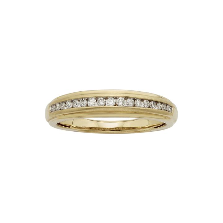 1/4 Ct. T.w. Certified Diamonds 14k Yellow Gold Band Ring