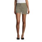 Liz Claiborne Woven Chino Shorts - Tall