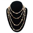 Womens 5-7mm Genuine Multi Color Cultured Freshwater Pearls Strand Necklace