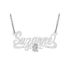 Disney Collection Personalized Snow White Name Necklace