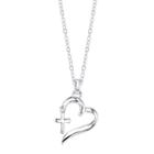 Footnotes Footnotes White Heart Pendant Necklace