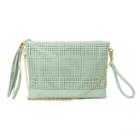 Imoshion Dottie Perforated Pouch With Tassel Clutch