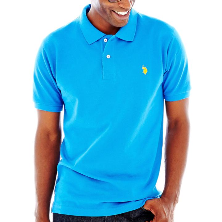 U.s. Polo Assn. Short-sleeve Solid Piqu Polo