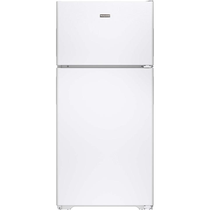 Hotpoint Energy Star 14.6 Cu. Ft. Recessed Handle Top-freezer Refrigerator - Hpe15bthww