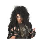 Heavy Metal Rocker Black Wig