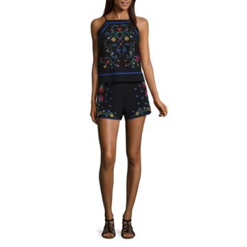 Eyeshadow Sleeveless Dress Set-juniors