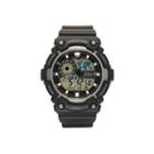 Casio Mens Black Strap Watch-aeq200w-1av