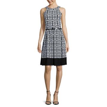 Tiana B. Sleeveless Belted Dress - Tall