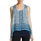 Alyx Sleeveless Layered Scarf Top