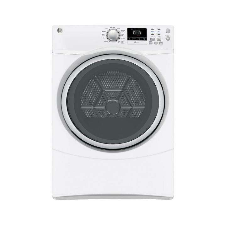 Ge 7.5 Cu. Ft. High-efficiency Gas Dryer With Sensor Dry Silver Door - Gfdn160gjww