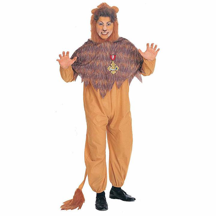 The Wizard Of Oz Cowardly Lion Adult Costume - Onesize Fits Most