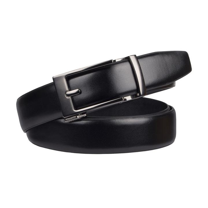 Exact Fittm Men's Belt With Gunmetal Harness Buckle