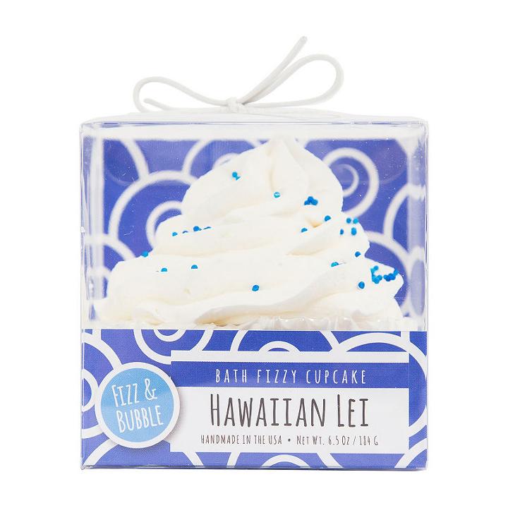 Fizz & Bubble Cupcake Bath Bomb - Hawaiian Lei