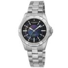 Akribos Xxiv Womens Silver Tone Strap Watch-a-1006ssb
