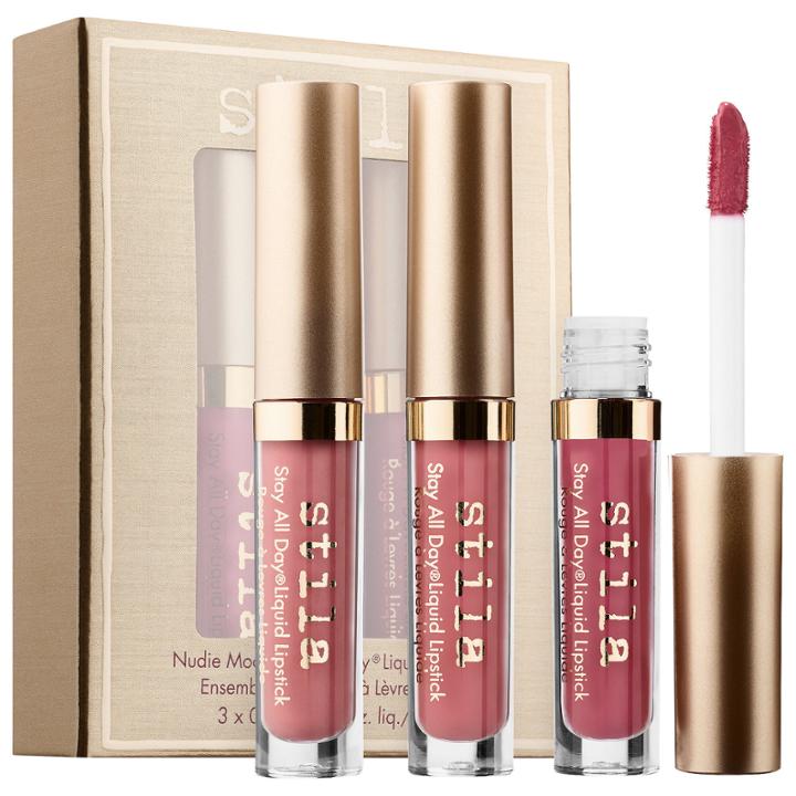 Stila Nudie Mood Stay All Day Liquid Lipstick Set