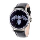 Spiderman Mens Black Strap Watch-wma000220