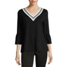 Como Blu 3/4 Bell Sleeve French Terry Sweatshirt