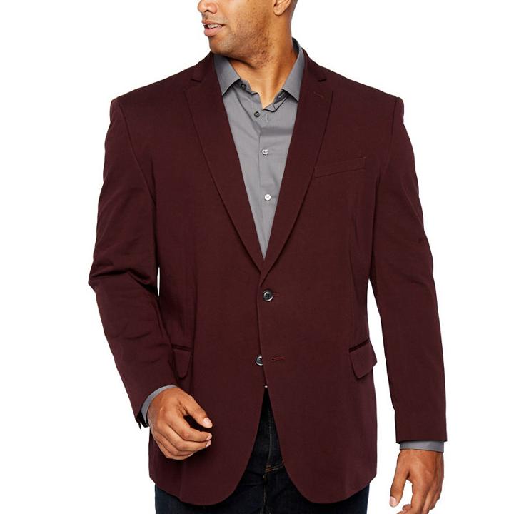Jf J.ferrar 360 Everyday Classic Fit Sport Coat - Big And Tall
