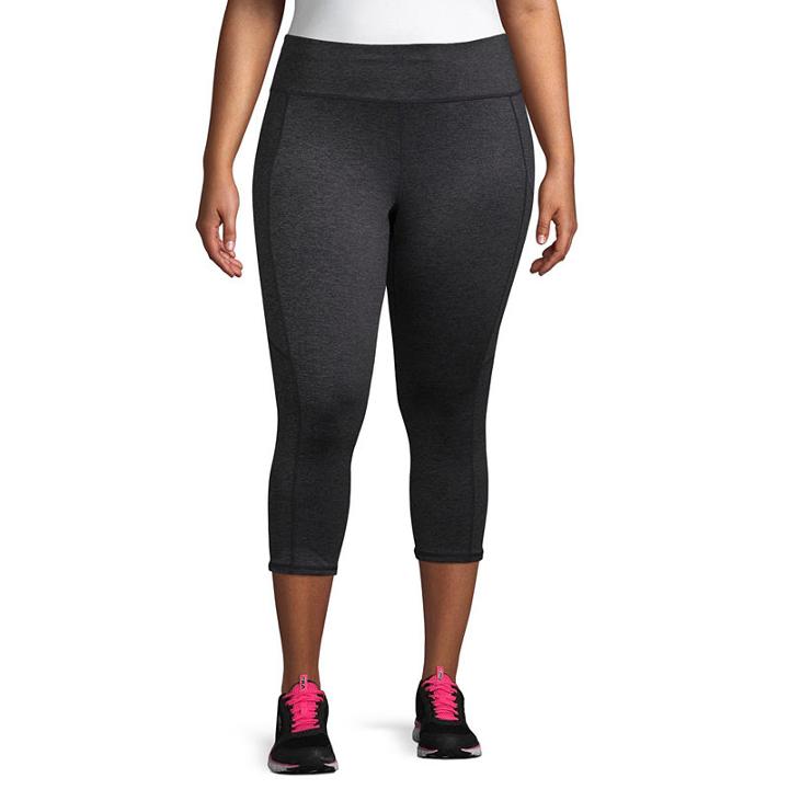 Xersion Essential Side Pocket Performance Capri - Plus
