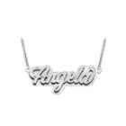 Personalized Diamond-cut 3d Name Necklace