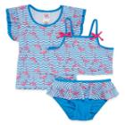 Solo Floral Rash Guard Set - Preschool