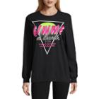 City Streets Long Sleeve Crew Neck Graphic T-shirt