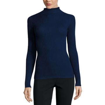 Ohmg Long Sleeve Turtleneck Pullover Sweater-juniors