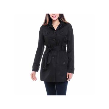 Bgsd Women's Celia Hooded Mid Length Trench Coat