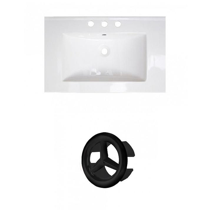 25-in. W 3h8-in. Ceramic Top Set In White Color