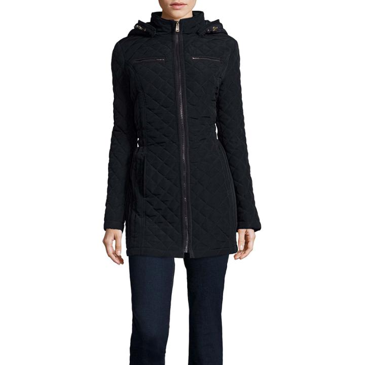 St. John's Bay Front-zip Quilt Jacket