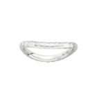 Personally Stackable Sterling Silver Ribbed Wave Ring