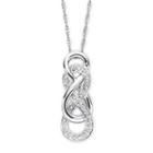 Infinite Promise 1/10 Ct. T.w. Diamond Pendant Necklace
