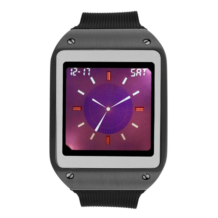 Geneva Mens Black Strap Watch-33729