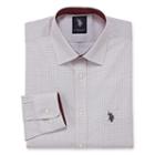 U.s. Polo Assn. Long Sleeve Geometric Dress Shirt - Big And Tall